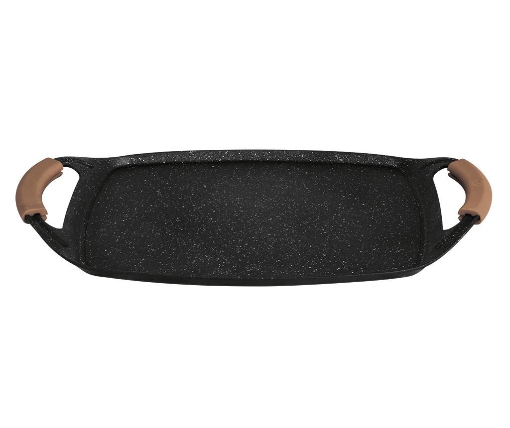 Tava pentru gatit Metallic Rose Gold 23x36 cm - Berlinger Haus, Galben & Auriu,Negru